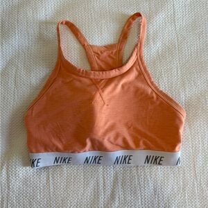 Nike Peach Racerback Sports Bra